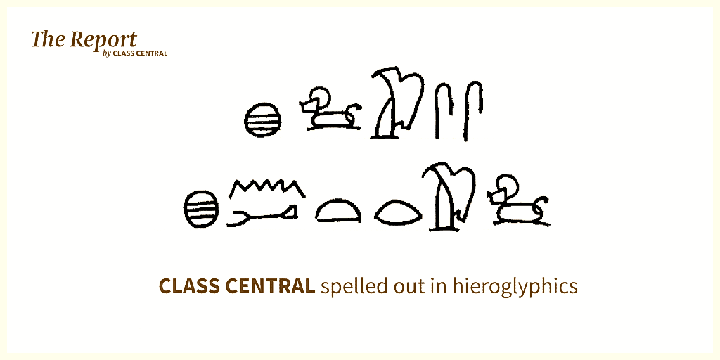 Class Central in Hieroglyphics